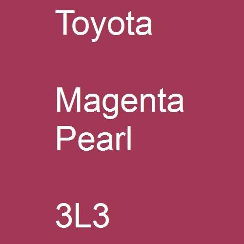 Toyota, Magenta Pearl, 3L3.